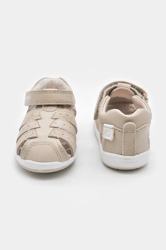Mayoral sandale din piele întoarsă pentru copii 41759.66A.Baby.PPY2 bej SS26
