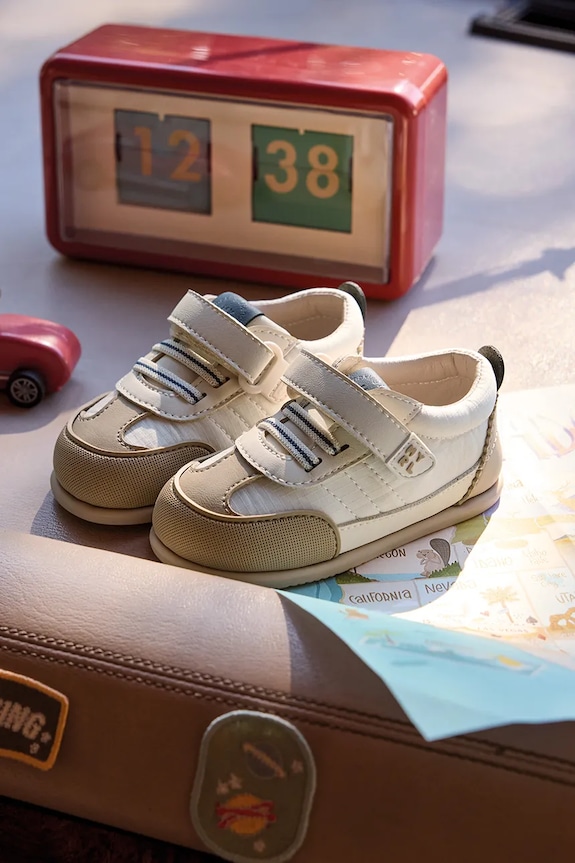 Mayoral sneakers pentru copii textil bej 41785.93B.Baby.PPY2