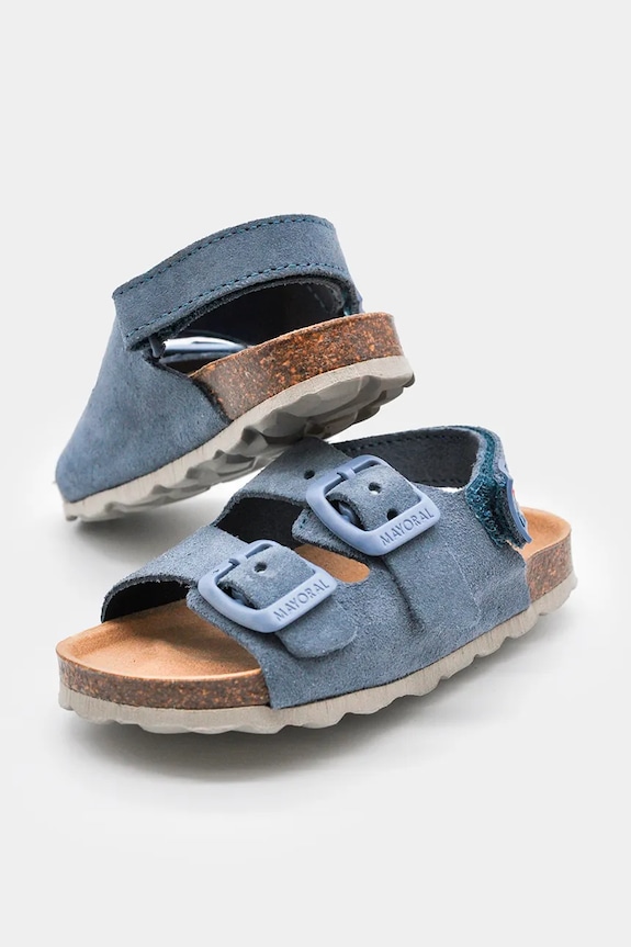 Mayoral sandale din piele întoarsă pentru copii 43803.H0A.Kids.PPY2 albastru SS26