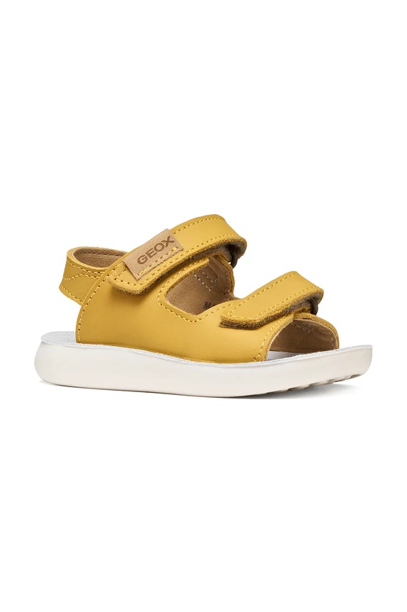 Geox сандалии для детей из нубука SANDAL LIGHTFLOPPY жёлтый B455SB.00032.20.27