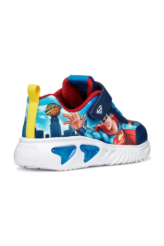 Detské tenisky Geox ASSISTER x Superman modrá J65DZA.02ABC.28.31