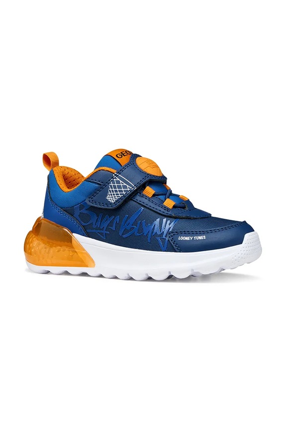 Geox sneakersy dziecięce ACTIVART ILLUMINUS x Looney Tunes syntetyczny granatowy J65LYA.011CE.32.35