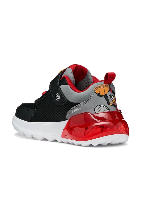 Geox sneakersy dziecięce ACTIVART ILLUMINUS x Looney Tunes J65LYA.011CE.32.35 czarny