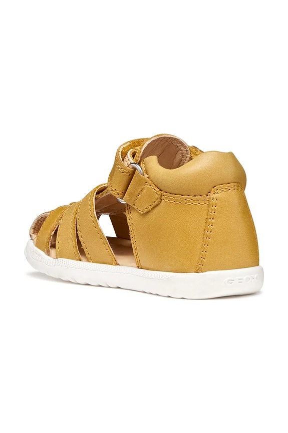 Geox sandały dziecięce skórzane SANDAL MACCHIA żółty B254VA.000CL.18.26