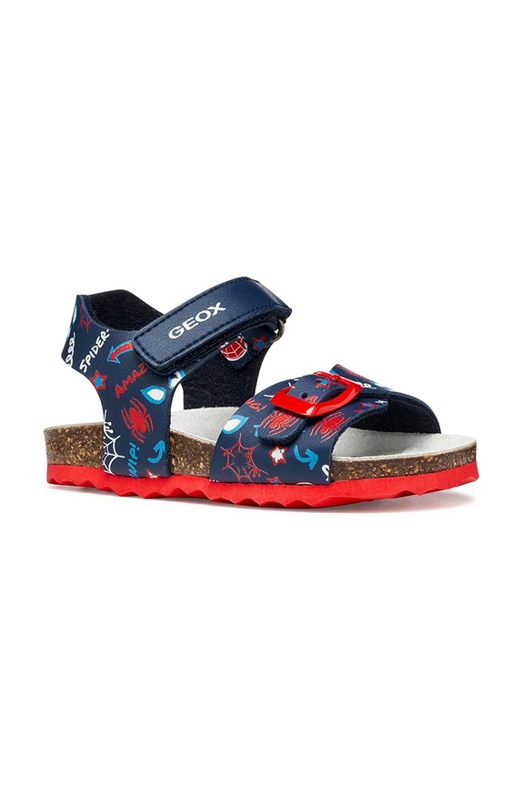 Detské sandále Geox SANDAL CHALKI x Spiderman tmavomodrá B652QB.00004.24.27