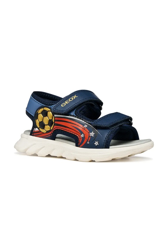 Detské sandále Geox SANDAL AIRADYUM imitácia kože tmavomodrá J65F1B.000BC.24.27