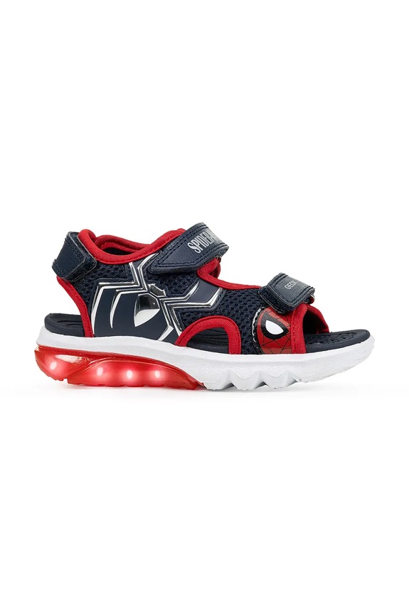 Chlapec Detské sandále Geox SANDAL CIBERDRON x Spiderman J65MXB.014CE.24.27 tmavomodrá