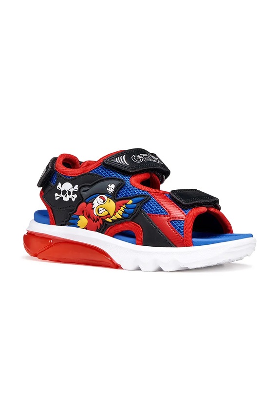 Детские сандалии Geox SANDAL CIBERDRON имитация натуральной кожи красный J65MXA.01454.28.31