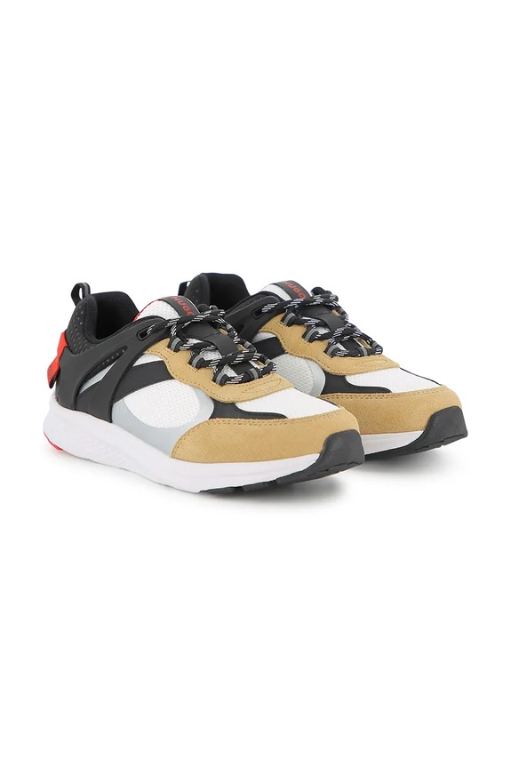 HUGO sneakers pentru copii textil bej G01157.27.35