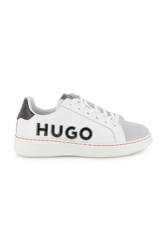 Дитячі шкіряні кросівки HUGO G01154.27.35 білий SS26