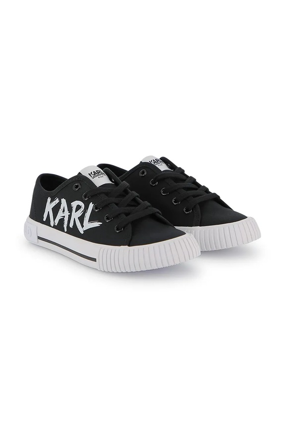 Детские кеды Karl Lagerfeld синтетический чёрный Z31180.27.35