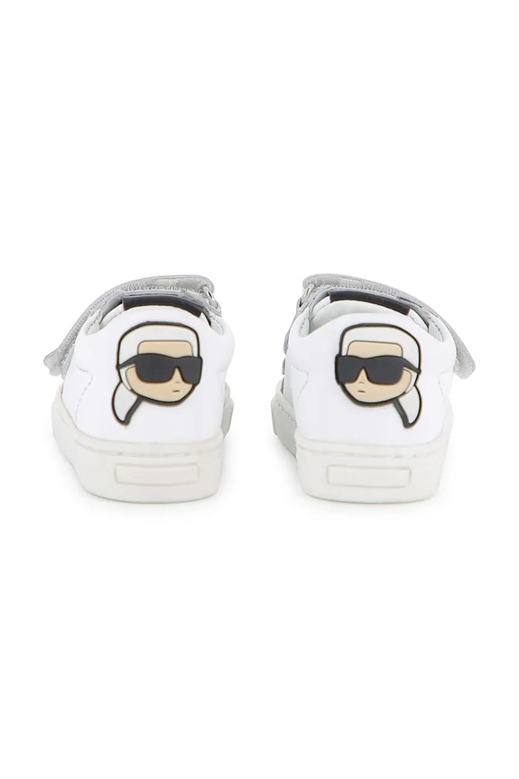 Chłopiec Karl Lagerfeld sneakersy skórzane dziecięce Z31186.21.27 biały