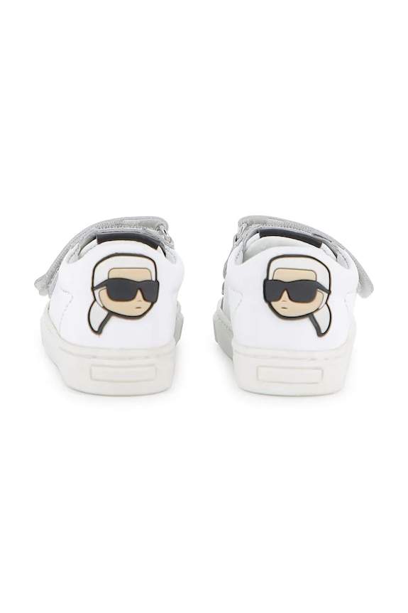 Chłopiec Karl Lagerfeld sneakersy skórzane dziecięce Z31186.21.27 biały