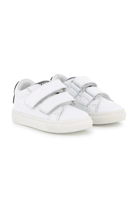 Karl Lagerfeld sneakersy skórzane dziecięce niska biały Z31186.28.30