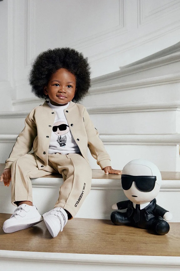 Karl Lagerfeld sneakersy skórzane dziecięce Z31186.28.30