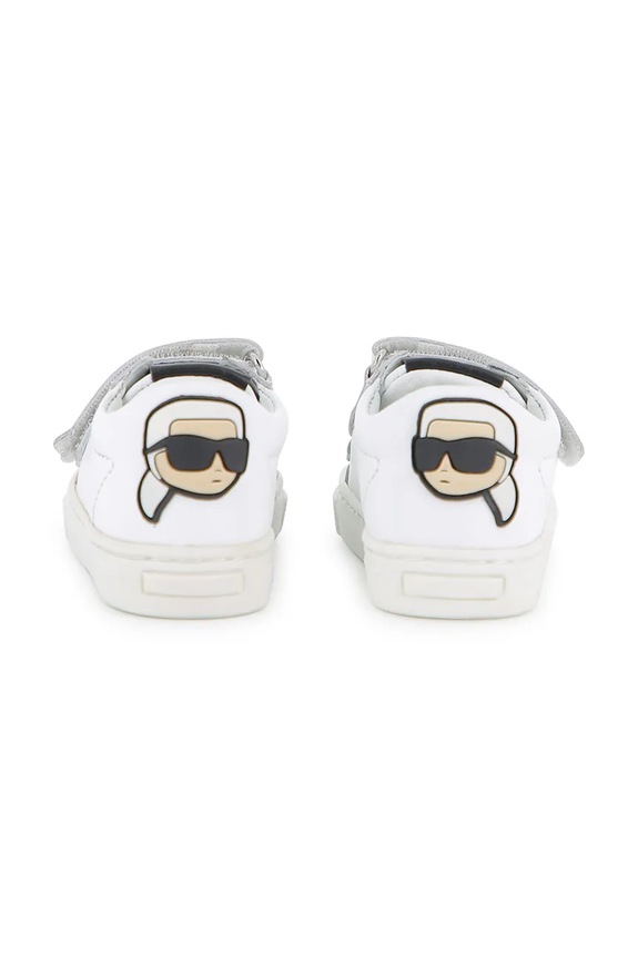 Chłopiec Karl Lagerfeld sneakersy skórzane dziecięce Z31186.28.30 biały
