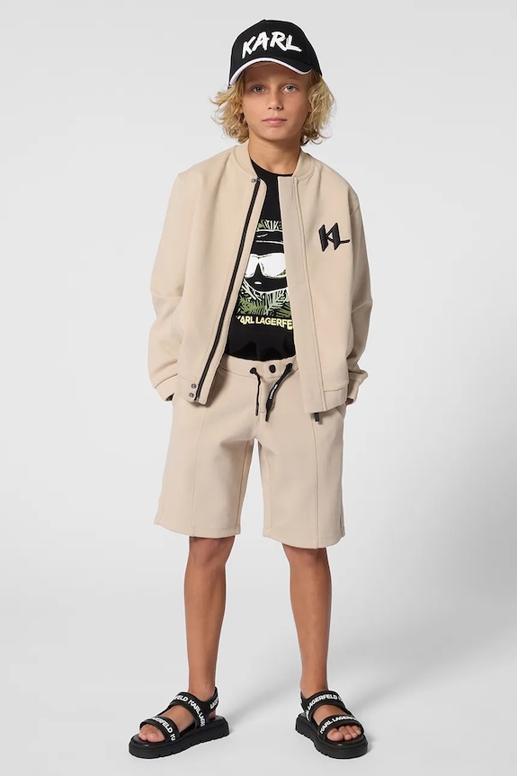 Karl Lagerfeld сандали за деца от кожа Z31176.36.39