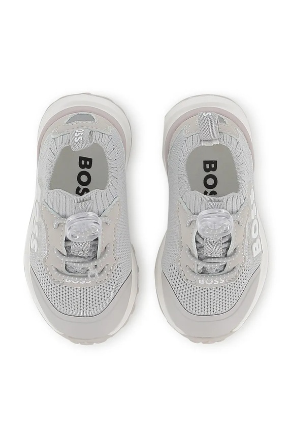 BOSS sneakersy dziecięce szary J52828.22.27