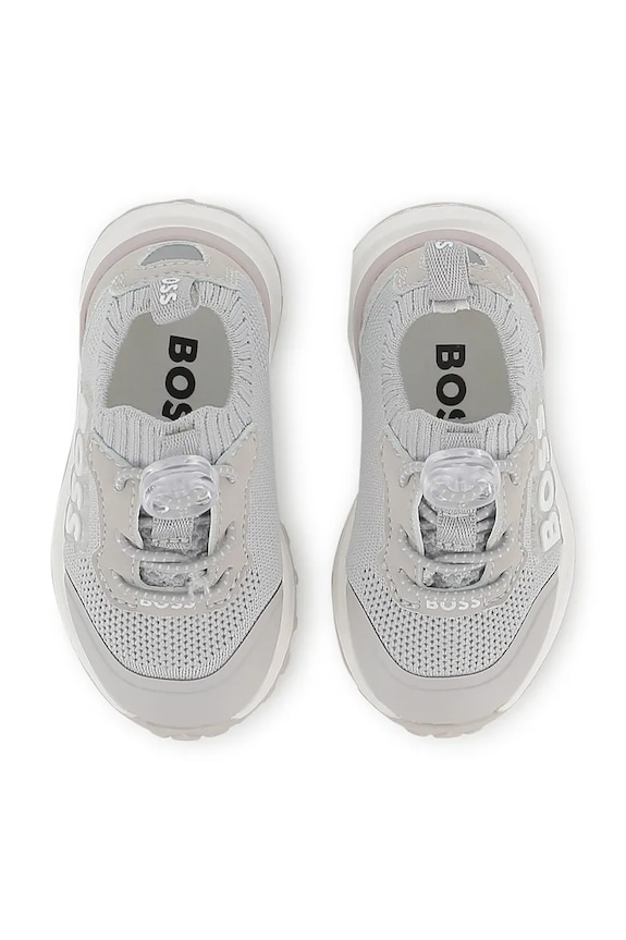 BOSS sneakersy dziecięce szary J52828.22.27