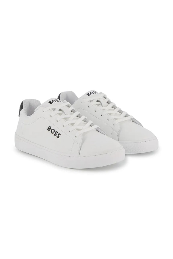 BOSS sneakersy skórzane niska biały J53248.36.41