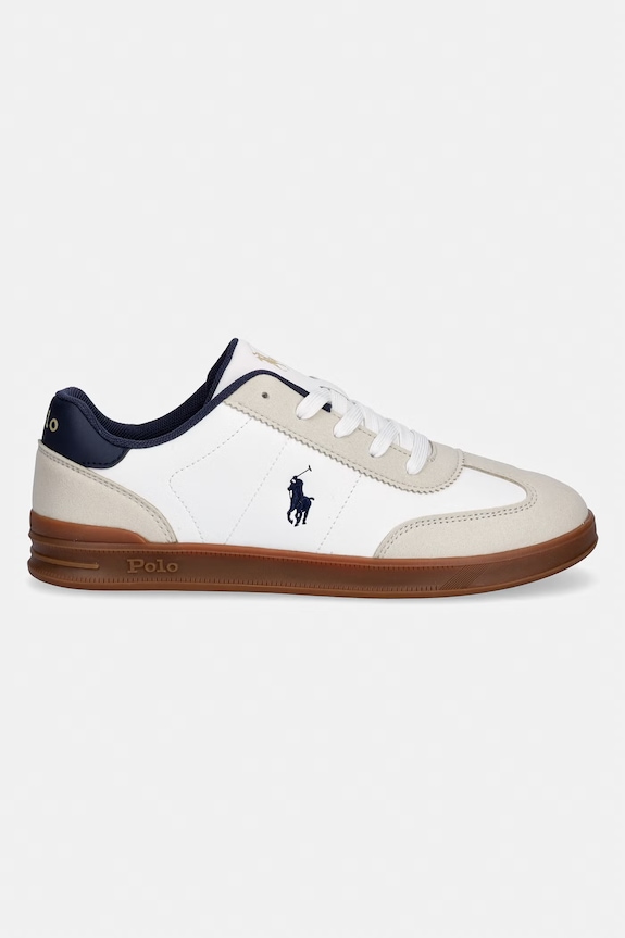 Polo Ralph Lauren HOLLIS otroške superge RL04998104 bela SS26