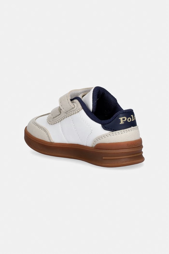 Băieți Polo Ralph Lauren HOLLIS EZ sneakers copii RL04949103 alb