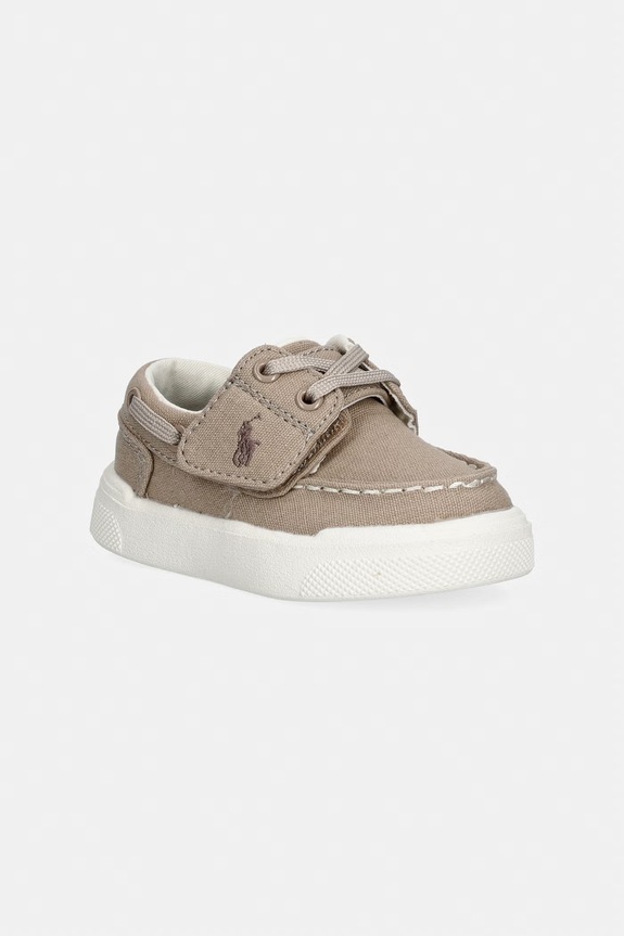 Polo Ralph Lauren mokasyny dziecięce BRIAR BOAT EZ beżowy RL04223256