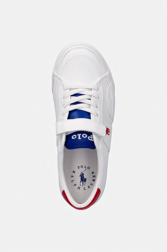 polo Ralph Lauren sneakers pentru copii alb RL04836103