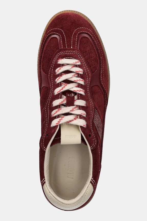 Alohas sneakers din piele Tb.490 burgundia S100471.34