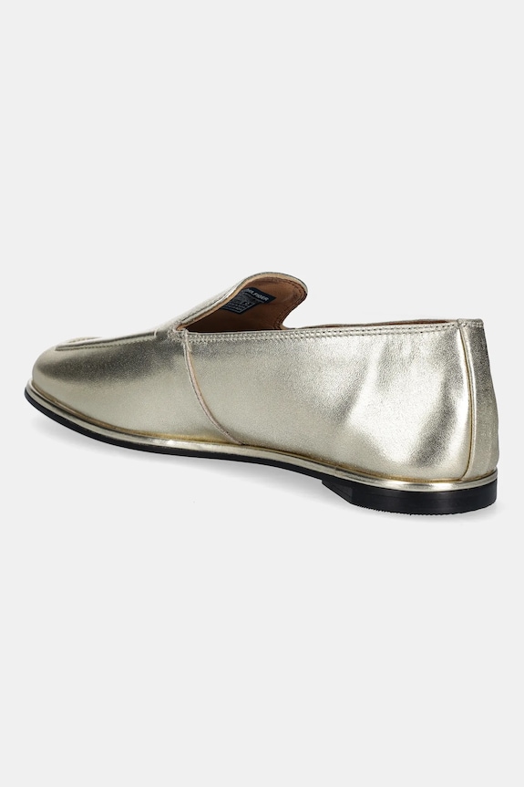 Obuv Kožené mokasíny Tommy Hilfiger HILFIGER GOLD LOAFER FW0FW08958 zlatá