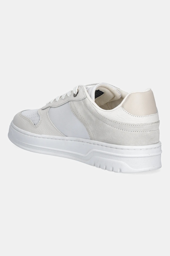 Obuwie Tommy Hilfiger sneakersy TH SPORTY CUPSOLE TUMBLED LTR FW0FW09024 biały