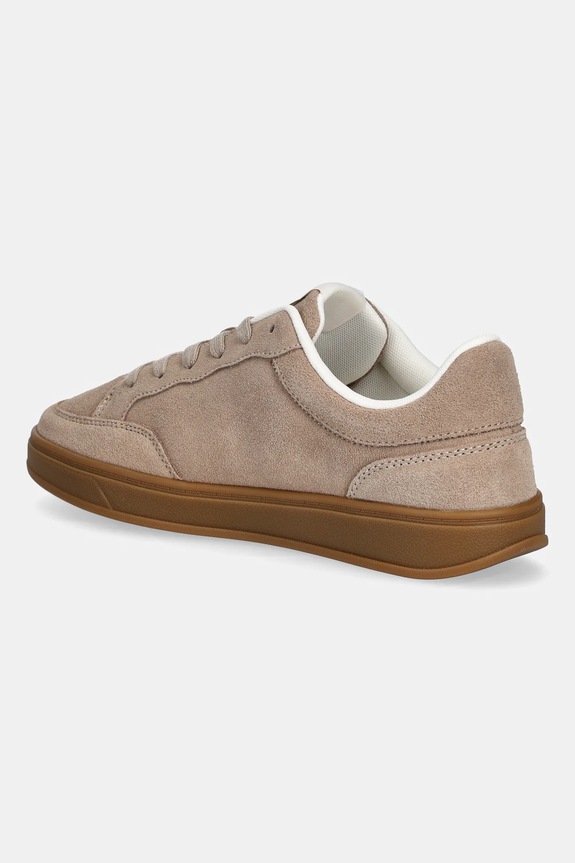Παπούτσια Σουέτ sneakers Tommy Hilfiger TH HERITAGE COURT SNEAKER SUEDE FW0FW09266 μπεζ