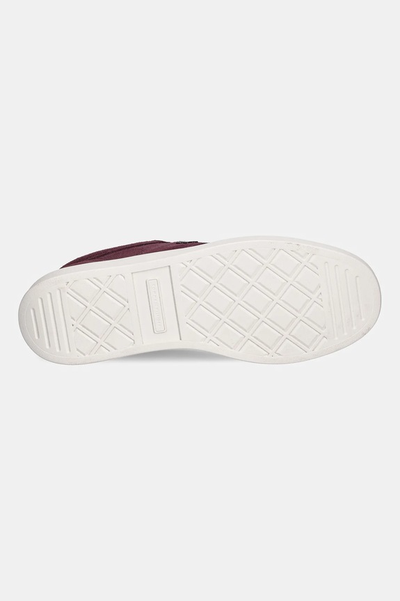 Σουέτ sneakers Tommy Hilfiger TH HERITAGE COURT SNEAKER SUEDE FW0FW09266 μπορντό