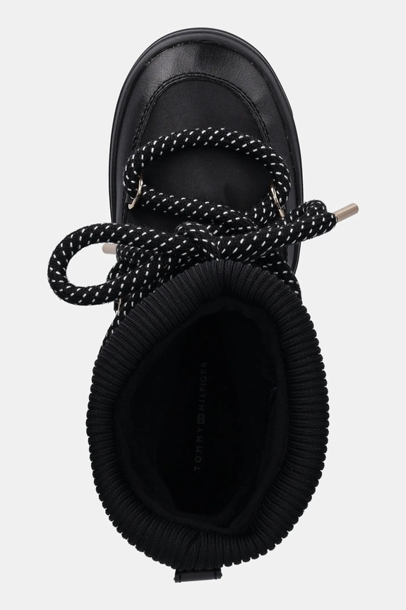 Tommy Hilfiger śniegowce SNOW BOOT WATER REPELLENT czarny FW0FW09260