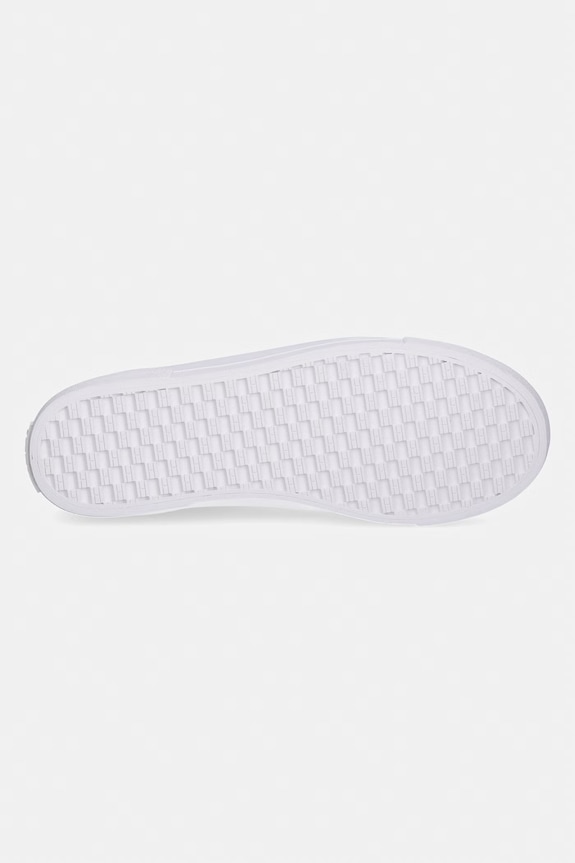 Tommy Hilfiger trampki TH PLATFORM SNEAKER TUMBLED LTR FW0FW09018 biały