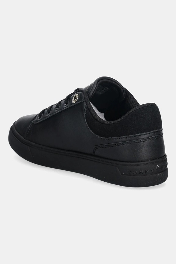 Obuća Kožne tenisice Tommy Hilfiger CASUAL CUPSOLE SNEAKER FW0FW09020 crna