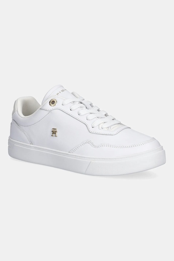 Kožne tenisice Tommy Hilfiger CASUAL CUPSOLE SNEAKER ostalo bijela FW0FW09022