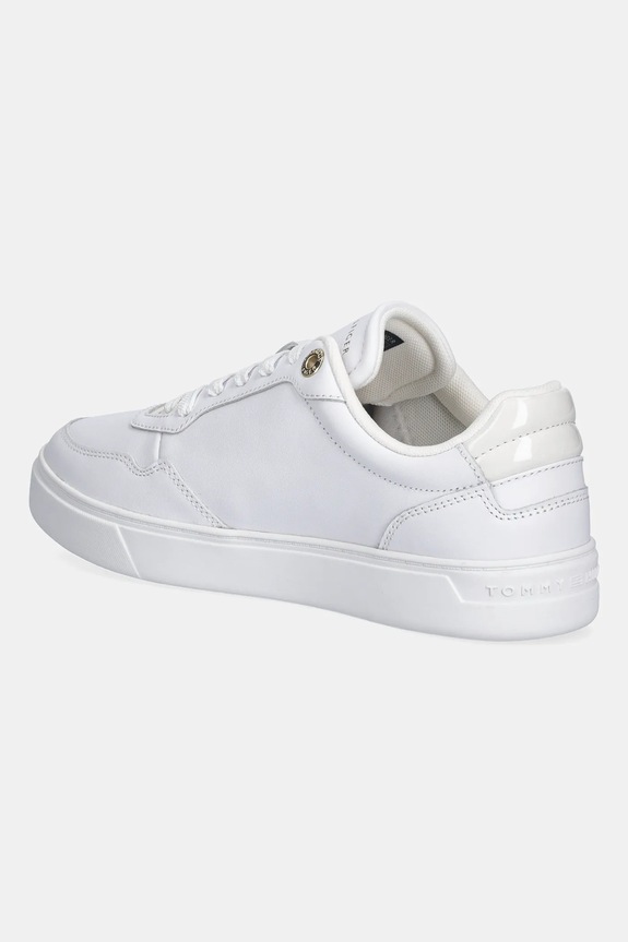Obuća Kožne tenisice Tommy Hilfiger CASUAL CUPSOLE SNEAKER FW0FW09022 bijela