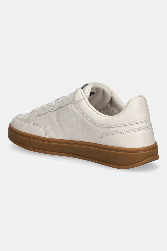 Παπούτσια Δερμάτινα sneakers Tommy Hilfiger TH HERITAGE COURT SNEAKER LTR FW0FW09028 μπεζ