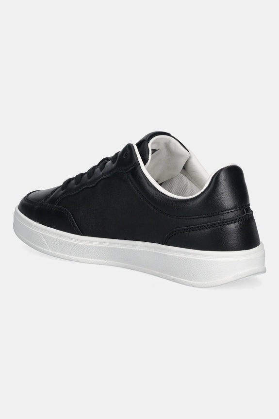 Παπούτσια Δερμάτινα sneakers Tommy Hilfiger TH HERITAGE COURT SNEAKER LTR FW0FW09028 μαύρο