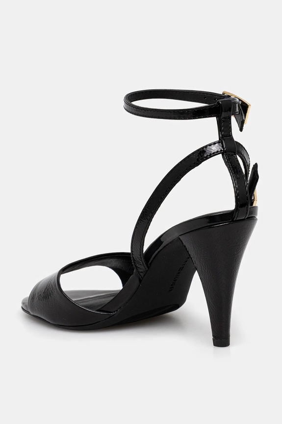 Obuća Kožne štikle Tommy Hilfiger TH ELEGANT PATENT SANDAL FW0FW08961 crna