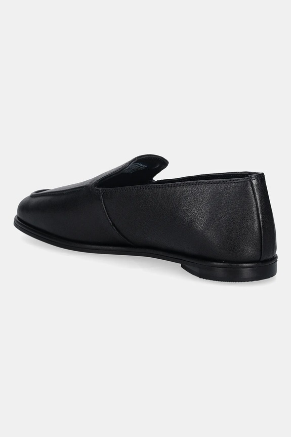 Παπούτσια Δερμάτινα μοκασίνια Tommy Hilfiger TH LEATHER LOAFER FW0FW09319 μαύρο