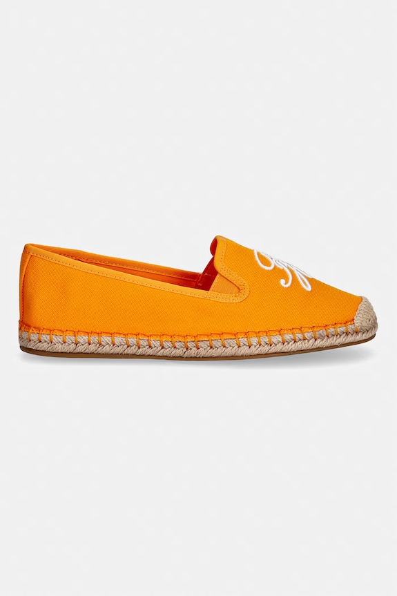 Tommy Hilfiger espadrile pentru femei TH SCRIPT SUMMER ESPADRILLE FW0FW09240 portocaliu SS26