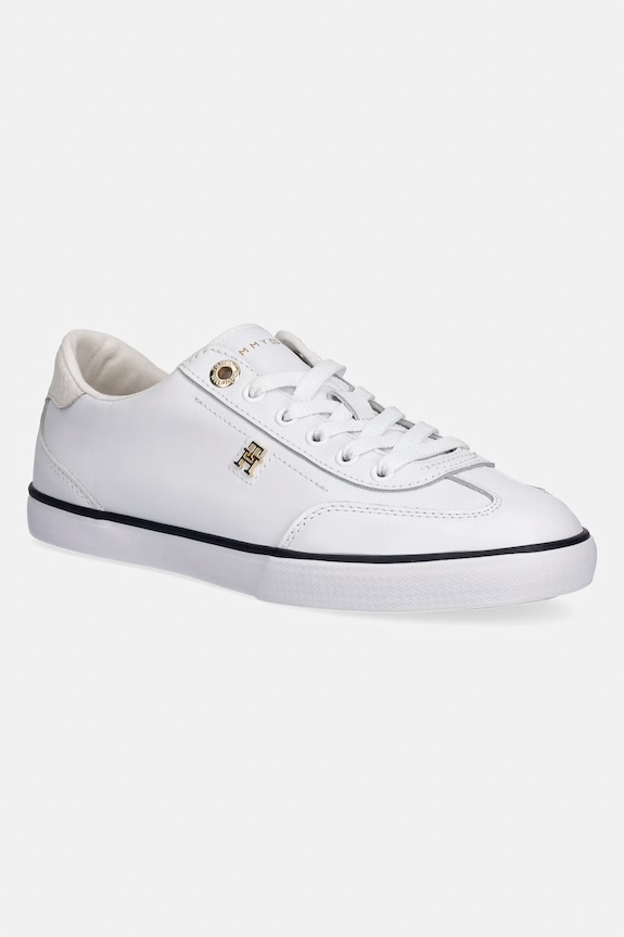 Tommy Hilfiger TH CHIC LOW PROFILE VULC tenisky dámske kožené biela FW0FW09104