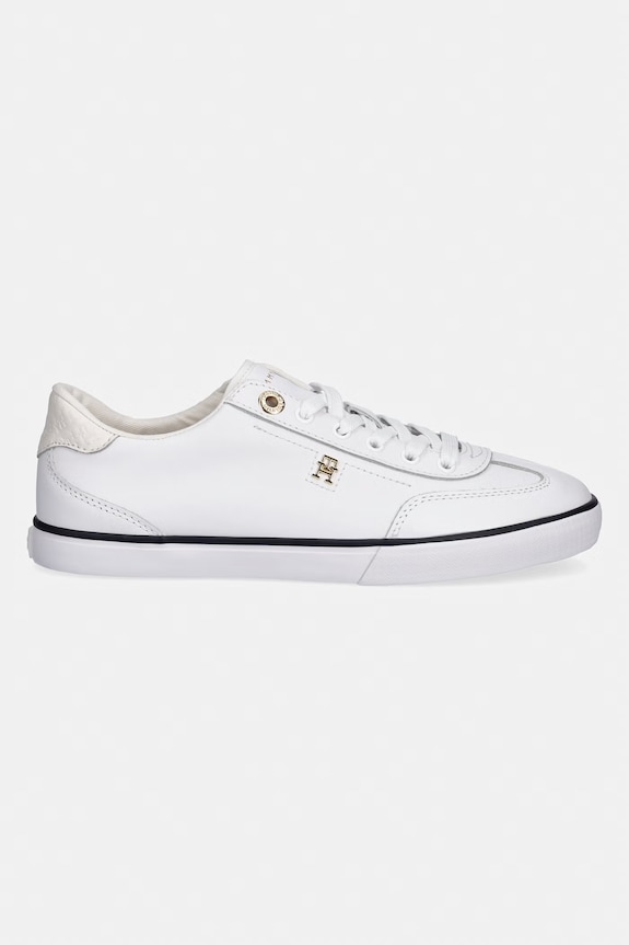 Tommy Hilfiger TH CHIC LOW PROFILE VULC tenisky dámske kožené FW0FW09104 biela SS26