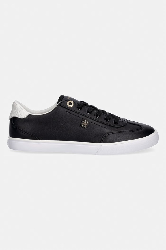 Tommy Hilfiger TH CHIC LOW PROFILE VULC tenisky dámske kožené FW0FW09104 čierna SS26
