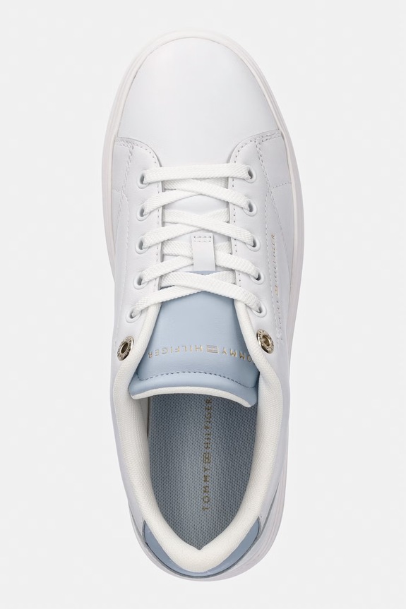 Tommy Hilfiger TH FEMININE CUPSOLE LEATHER tenisky dámske biela FW0FW09105