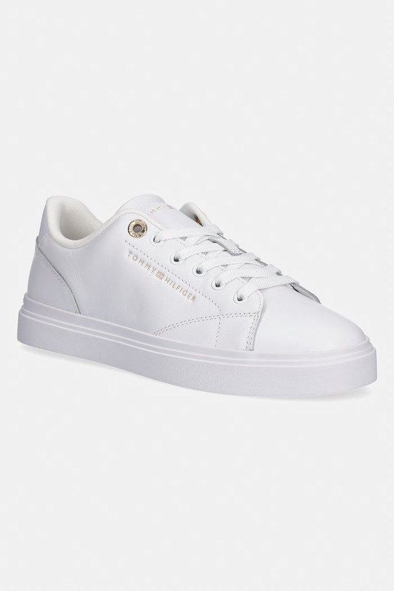 Tommy Hilfiger TH FEMININE CUPSOLE LEATHER tenisky dámske biela FW0FW09105