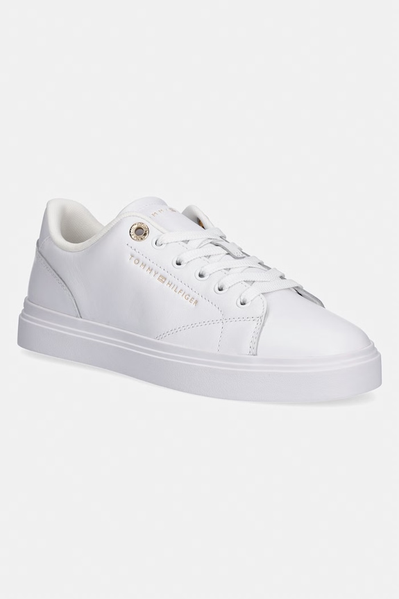 Tommy Hilfiger TH FEMININE CUPSOLE LEATHER tenisky dámske biela FW0FW09105