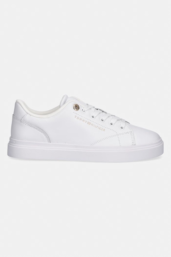 Tommy Hilfiger TH FEMININE CUPSOLE LEATHER tenisky dámske FW0FW09105 biela SS26